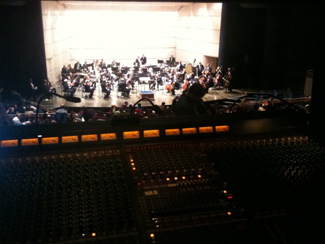 working with the symphony orchestra